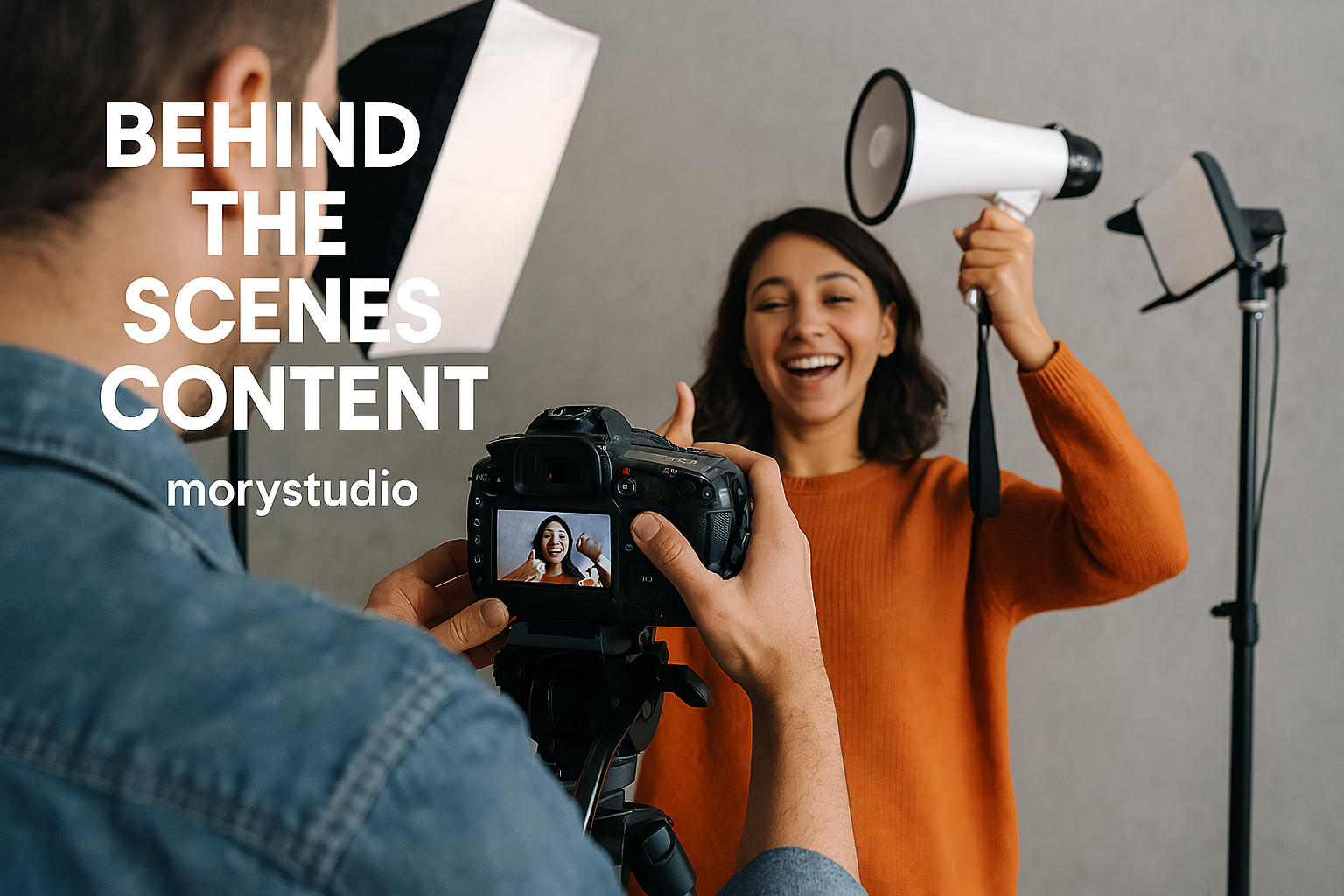 پشت صحنه کلیپ تبلیغاتی