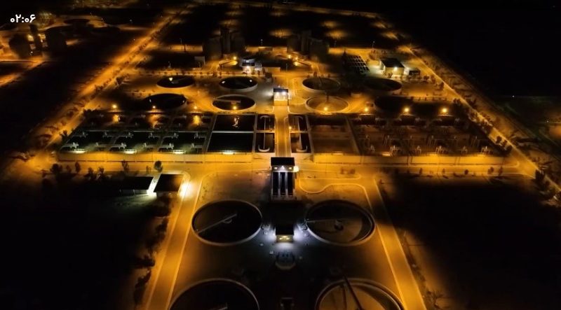 نمونه کار تیزر: مستند مهندسی تصفیه‌ خانه فاضلاب کربلا