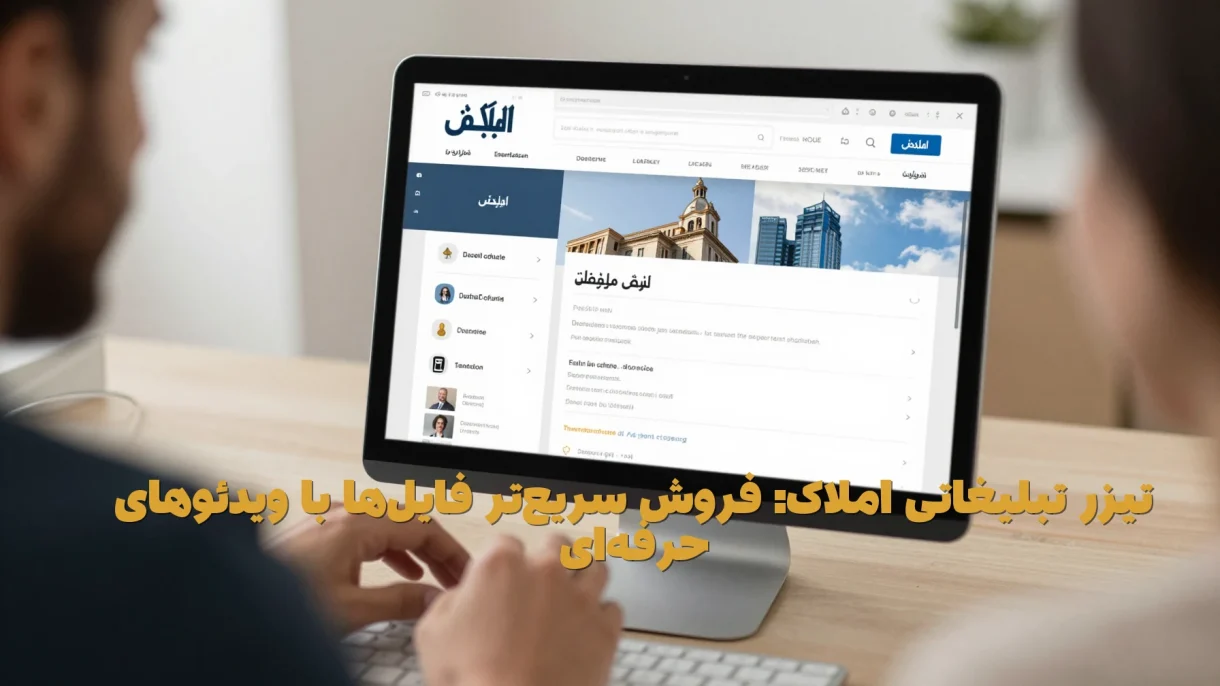 تیزر تبلیغاتی املاک: فروش سریع‌تر فایل‌ها با ویدئوهای حرفه‌ای