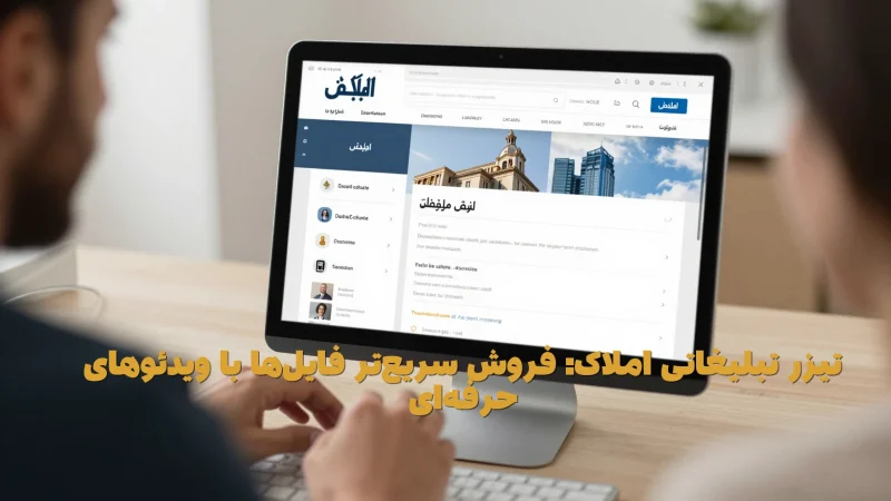 تیزر تبلیغاتی املاک: فروش سریع‌تر فایل‌ها با ویدئوهای حرفه‌ای