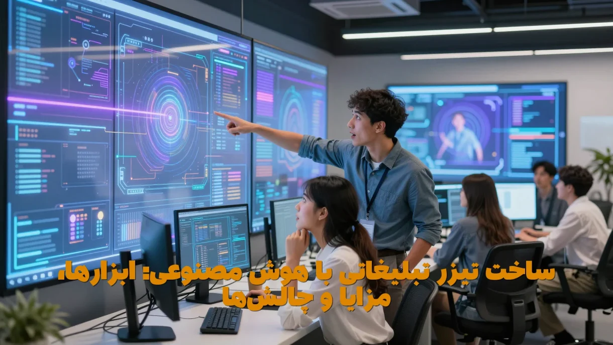 ساخت تیزر تبلیغاتی با هوش مصنوعی: ابزارها، مزایا و چالش‌ها