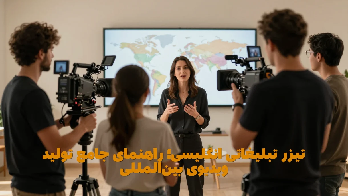تیزر تبلیغاتی انگلیسی؛ راهنمای جامع تولید ویدیوی بین‌المللی