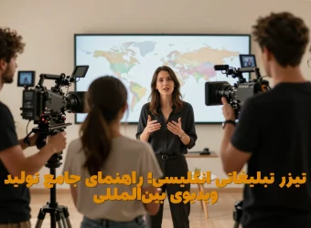تیزر تبلیغاتی انگلیسی؛ راهنمای جامع تولید ویدیوی بین‌المللی