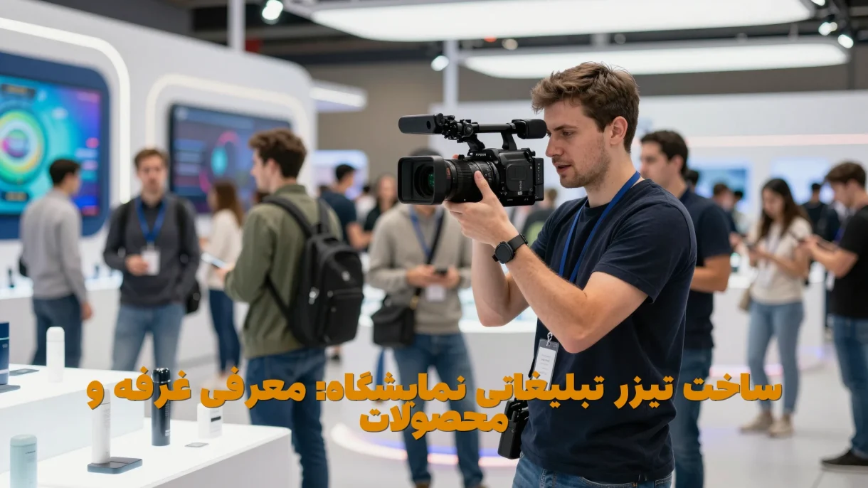ساخت تیزر تبلیغاتی نمایشگاه: معرفی غرفه و محصولات