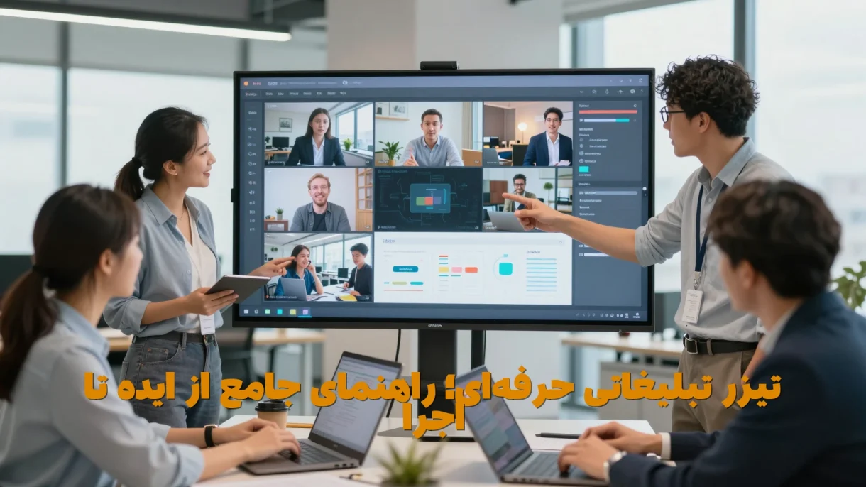تیزر تبلیغاتی حرفه‌ای؛ راهنمای جامع از ایده تا اجرا